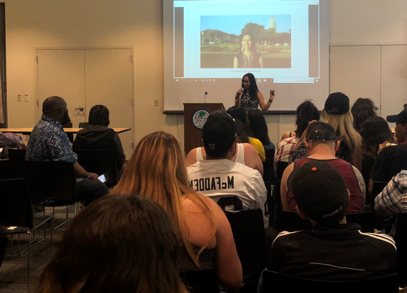 Sarahi Espinoza sharing her time as an undocu student at Stanford.